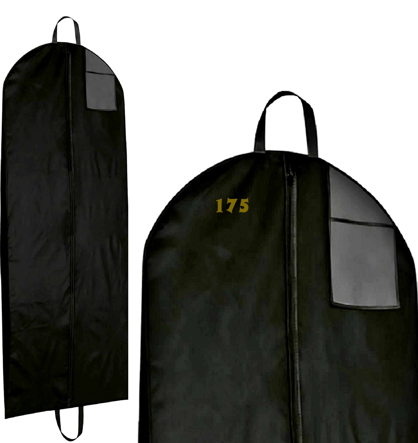 Luxussize - Kleiderhülle, Kleidersack 175 cm. Atmungsaktiv, Staub-/Wasserdicht mit Reißverschluss und 2 Tragegriffen