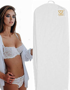 Luxussize - Kleidersack, für ihr Brautkleid, atmungsaktive Kleiderhülle 200 x 70 x 20 cm,
